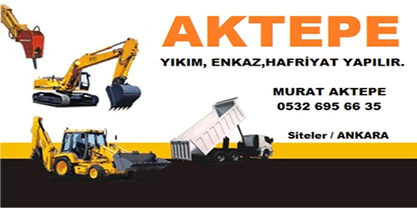 Ankara Hafriyat Firmaları